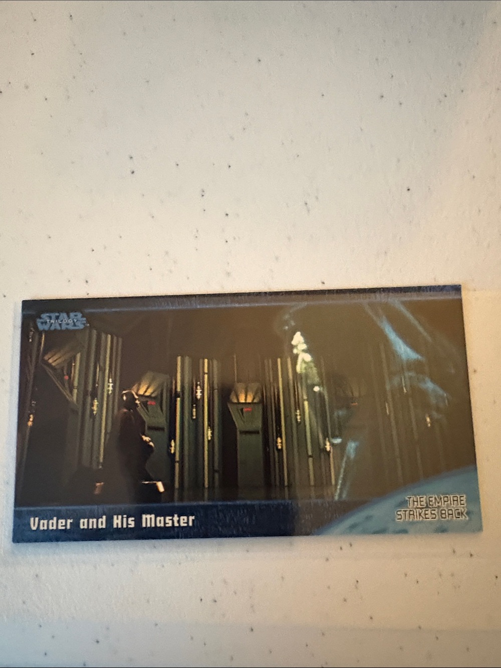Topps Star Wars Vader and His Master Card - Wide Vision